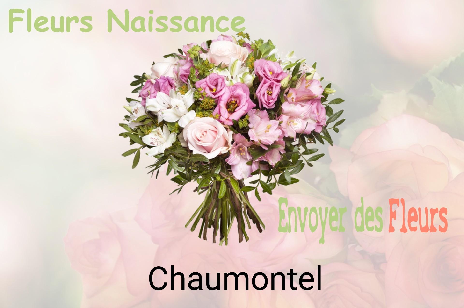 Bouquet de fleurs de naissance livré à Chaumontel